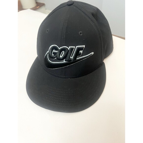 Nike Aerobill Dri-Fit Golf Hat Snapback Adjustable Black Torrey Pines Swoosh - Picture 1 of 4